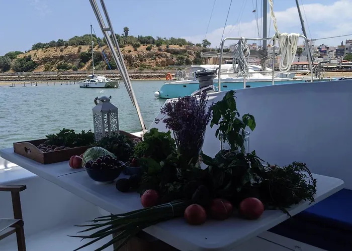 Bådhotel Catamaran Breakfast-brunch Included, Optional Lunch & Dinner